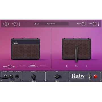 Universal Audio UAD Ruby '63 Top Boost Amp - Plugin amp sim british pe lampi cu 3 configuratii si boost + vibrato - Img 2
