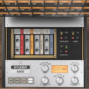 Universal Audio UAD Studer A800 Tape Recorder - Plugin emulare tape machine cu 4 tipuri de banda si viteza selectabila - Img 2