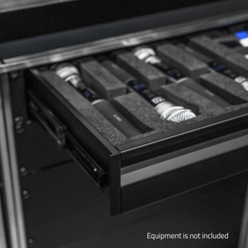 Adam Hall 19" Parts 87401 ALU ERGO 1U 358 mm adancime - Sertar de rack 1U - Img 5