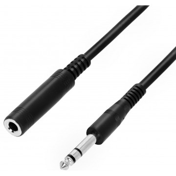 Adam Hall 3 Star Prelungitor Casti Stereo F-M 6.3mm-6.3mm 6m - Cablu adaptor stereo