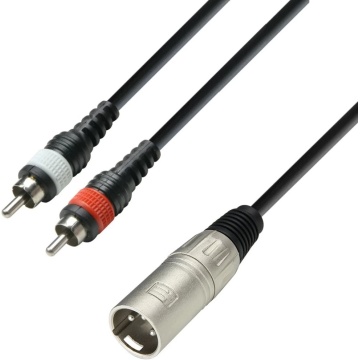 Adam Hall 3 STAR YMCC 0600 6m - Cablu adaptor Y XLR tata / 2 x RCA