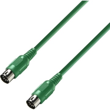 Adam Hall 3Star MIDI GRN 0.75m - Cablu MIDI 2 x DIN 5 pini