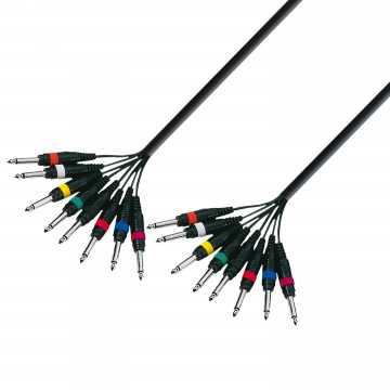 Adam Hall 3Star Multicore 8 x TS-TS 5m - Multicore