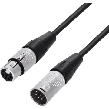 Adam Hall 4 STAR DGH 0050 0.5m - Cablu DMX XLR 5 pini