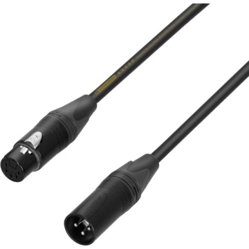 Adam Hall 5Star DHM XLRf5 - XLRm3 0.2 m - Cablu adaptor XLR 5 pini mama / XLR 3 pini tata