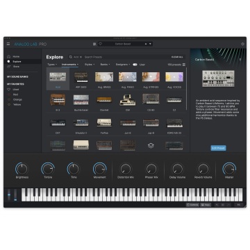 Arturia Analog LAB Pro - Bundle plugin-uri cu 28+ sintetizatoare si claviaturi 2000+ sunete si mod Stage - Img 4