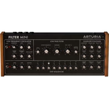 Arturia Filter MINI - Plugin filtru low-pass ladder 24 dB/oct cu LFO si secventiator cu 8 pasi