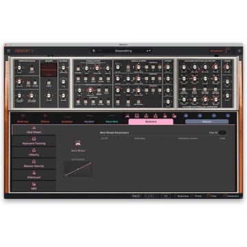 Arturia Memory V - Plugin sintetizator virtual polifonic analog cu 3 oscilatoare Poly 6/12 MPE - Img 7