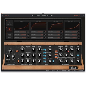 Arturia Mini V4 - Plugin sintetizator virtual analog cu 3 oscilatoare polifonie 6 voci si arpegiator - Img 3