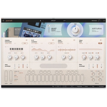 Arturia Pure LoFi - Plugin sintetizator virtual LoFi cu sampler 3 generatoare si 250 preseturi - Img 9