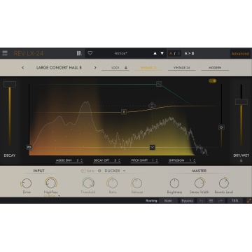 Arturia Rev LX-24 - Plugin reverb digital algoritmic cu 8 algoritmi si 100 preseturi - Img 2