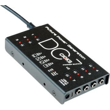 CIOKS DC7 v2 - Sursa de alimentare izolata pentru pedale de efect cu 7 iesiri DC configurabile USB-C si iesire AUX 24 V - Img 2