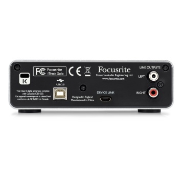 Focusrite iTrack Solo Lightning - Placa de sunet - Img 6