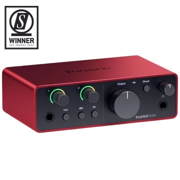 Focusrite Scarlett Solo 4th Gen - Interfata audio USB