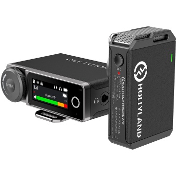 Hollyland LARK MAX Solo - Black - Sistem Lavaliera Wireless 2.4 GHz cu 1 Transmitator