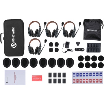Hollyland Solidcom C1 Pro-4S-DH - Sistem Comunicatie Intercom Headset 4 casti - Img 2