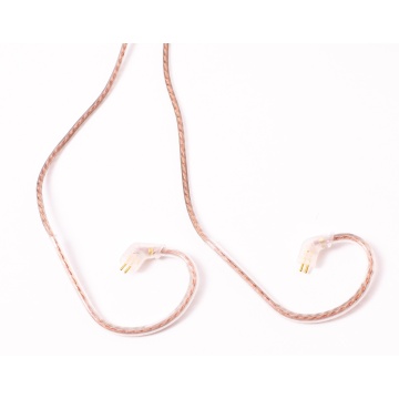 KZ Acoustics Transparent & Black Cable B PIN NO MIC - Cablu pentru casti in-ear - Img 4