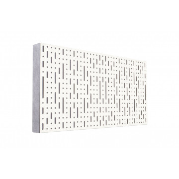 Mega Acoustic FiberPRO 120 Binary Bean Alb Gri - Panou acustic cu vata minerala