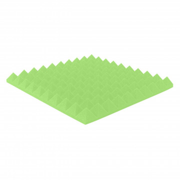 Mega Acoustic PMP 5 50 x 50 Verde - Burete Acustic Piramidal Ignifugat