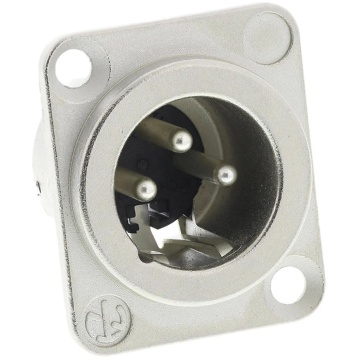 Neutrik NC3MD-LX - Conector XLR tata 3 pini - Img 2