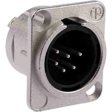 Neutrik NC6MD-L-1 - Conector XLR tata 6 pini - Img 2