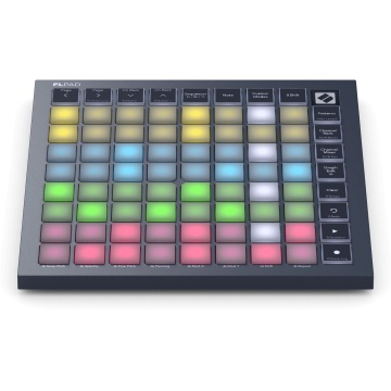 Novation FLpad Mini - Controller MIDI ultra-compact dedicat pentru FL Studio cu 64 de pad-uri cu velocitate fixa