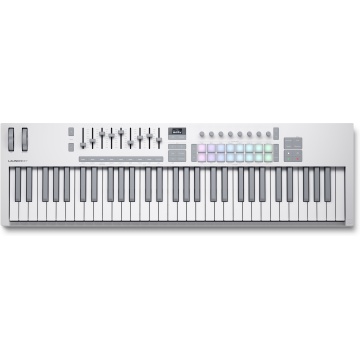 Novation Launchkey 61 MK4 White - Claviatura MIDI USB cu 61 clape semi-grele - Img 4