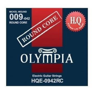 Olympia HQE0942RC Otel-Nichel Light Round-Core 09-42 - Set 6 corzi chitara electrica subtiri