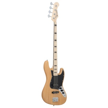 Prodipe Guitars JB90 MA Alder 4 Natural - Chitara bass electrica - Img 3