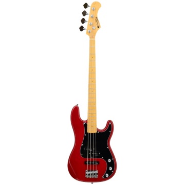 Prodipe Guitars PJ90 MA Alder 4 Trans Red - Chitara bass electrica