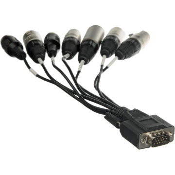 RME BO9632-XLRMKH - Cablu breakout analog balansat Sub-D 15 pini la 4x XLR MIDI casti TRS 6.3 mm - Img 2