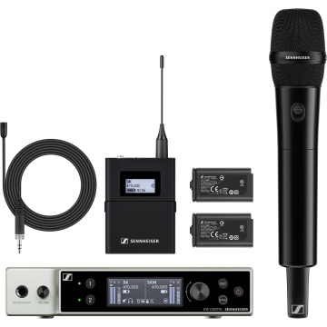 Sennheiser EW-DX MKE 2 - 835-S Set (S2-10) - Sistem wireless cu microfon de mana si lavaliera