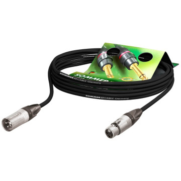 Sommer Cable SGMF-0600-SW Stage 22 Highflex Black 6m - Cablu de microfon