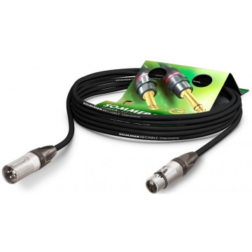 Sommer Cable SGMF-1000-SW Stage 22 Highflex Black 10m - Cablu de microfon