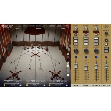 Universal Audio UAD Ocean Way Studios Deluxe - Plugin reverb cu functii avansate de room modeling si re-miking - Img 3