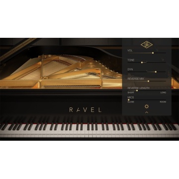 Universal Audio UAD Ravel - Plugin pian acustic virtual cu setari avansate pentru ambianta si tehnologie UltraResonance