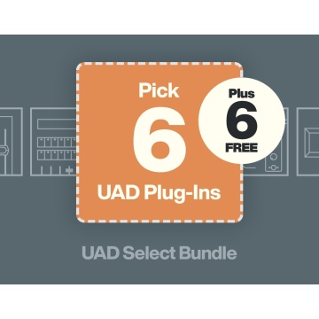 Universal Audio UAD Select 6 Plus Bundle - Bundle 12 plugin-uri UAD la alegere