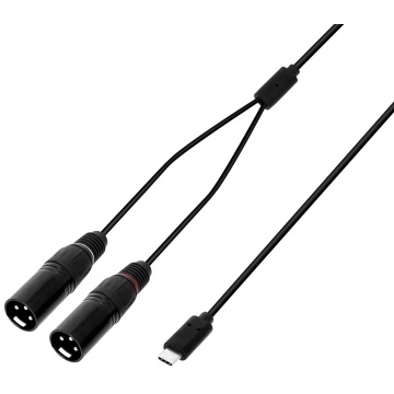 Adam Hall 3 STAR Y MM USB-C 0300 - Cablu/interfata audio USB-XLR