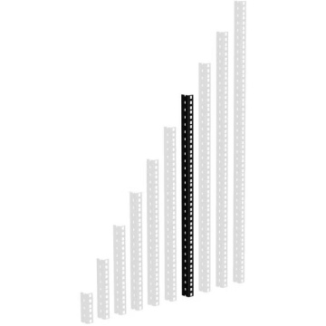 Adam Hall Rack Rail 14 Black - Banda rack 14U