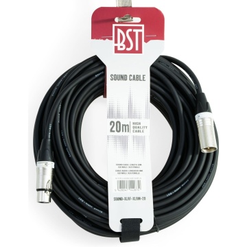 AFX Light SOUND-XLRM-XLRF 20m - Cablu de microfon XLR tata - XLR mama - Img 2