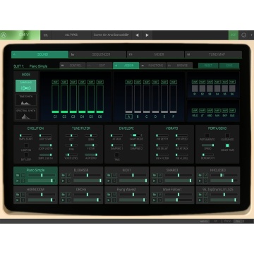 Arturia CMI V - Plugin instrument virtual sampler si sintetizator digital 8-bit cu 10 piste si sequencer cu 32 pasi - Img 3