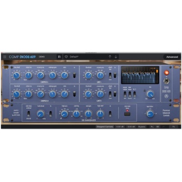 Arturia Comp DIODE-609 - Plugin compresor si limiter stereo cu procesare mid-side si sidechain EQ - Img 5