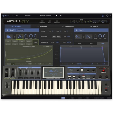 Arturia CZ V - Plugin sintetizator virtual cu sinteza phase distortion 32 voci si 4 sloturi FX - Img 4