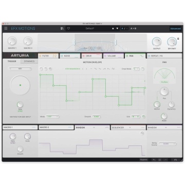 Arturia Efx MOTIONS - Plugin multi-efect cu procesare audio bazata pe miscare Beat Repeater si modulatie - Img 5