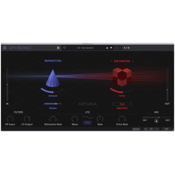 Arturia Efx REFRACT - Plugin multi-efect stereo unison cu 8 voci si 5 moduri FX - Img 4