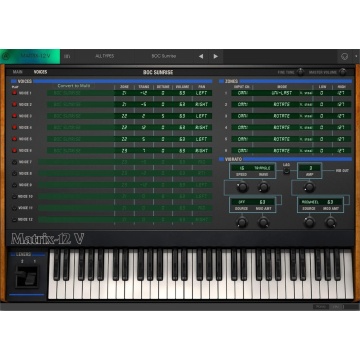 Arturia Matrix-12 V2 - Plugin sintetizator virtual analog polifonic cu 12 voci 2 oscilatoare si filtru cu 15 moduri - Img 2
