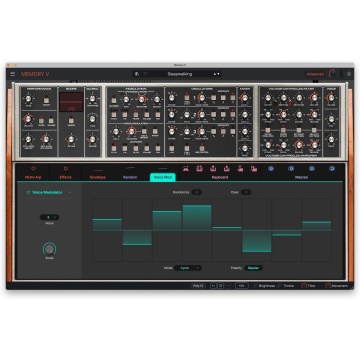 Arturia Memory V - Plugin sintetizator virtual polifonic analog cu 3 oscilatoare Poly 6/12 MPE - Img 4