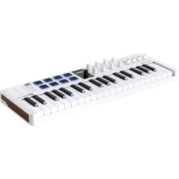 Arturia MiniLab 37 White - Claviatura MIDI USB-C 37 clape cu velocitate