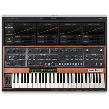 Arturia Prophet-5 V - Plugin sintetizator virtual analog polifonic cu 2 VCO arpegiator efecte si compatibilitate MPE - Img 5