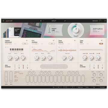 Arturia Pure LoFi - Plugin sintetizator virtual LoFi cu sampler 3 generatoare si 250 preseturi - Img 6